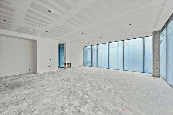 Empty room, Interior, Recessed Lighting
