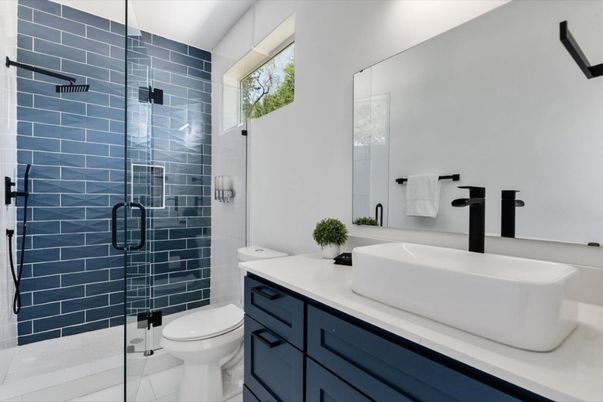 Bathroom, Glass Shower, Interior