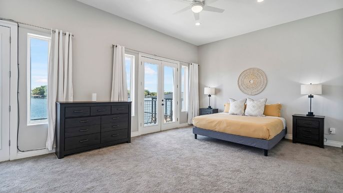Bedroom, Interior, Recessed Lighting