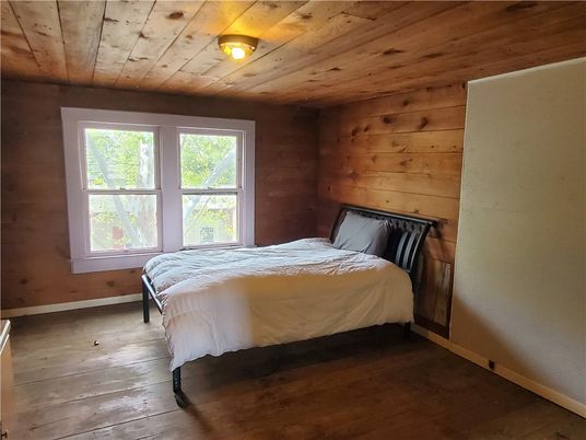 Bedroom, Interior, Wooden Ceilings, Wood Texture Flooring, Wooden Walls