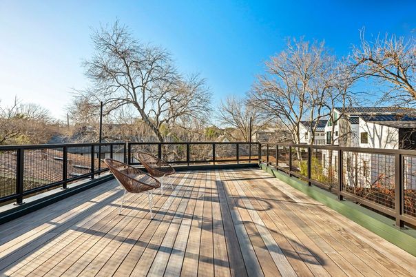 Exterior, Wood Texture Flooring