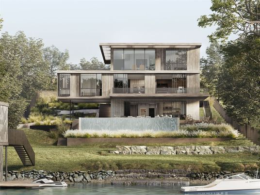 Exterior, Facade, Modern