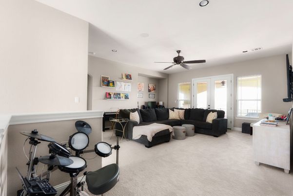 Interior, Living room, Recessed Lighting