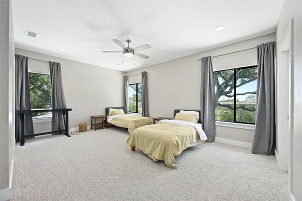Bedroom, Interior, Recessed Lighting
