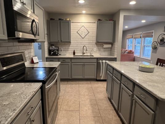 Interior, Kitchen, Recessed Lighting, Stainless Steel Appliances