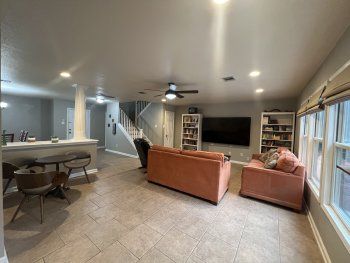 Dining room, Interior, Living room, Recessed Lighting