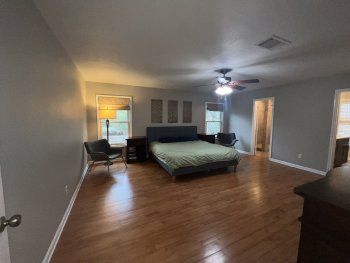 Bedroom, Interior, Wood Texture Flooring