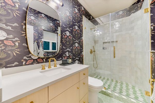 Bathroom, Glass Shower, Interior