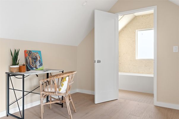 Home Office, Interior, Wood Texture Flooring