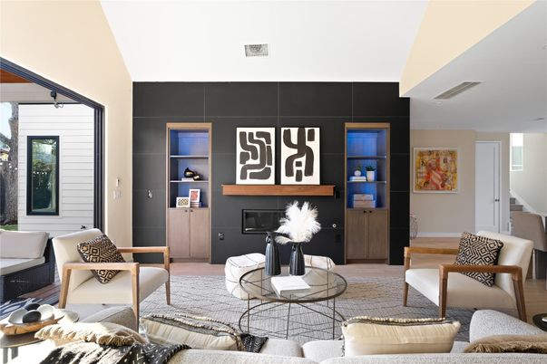 Fireplace, Interior, Living room