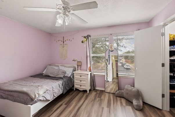 Bedroom, Interior, Wood Texture Flooring