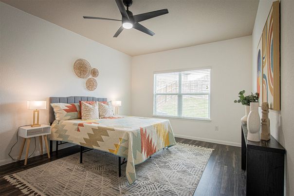 Bedroom, Interior, Wood Texture Flooring