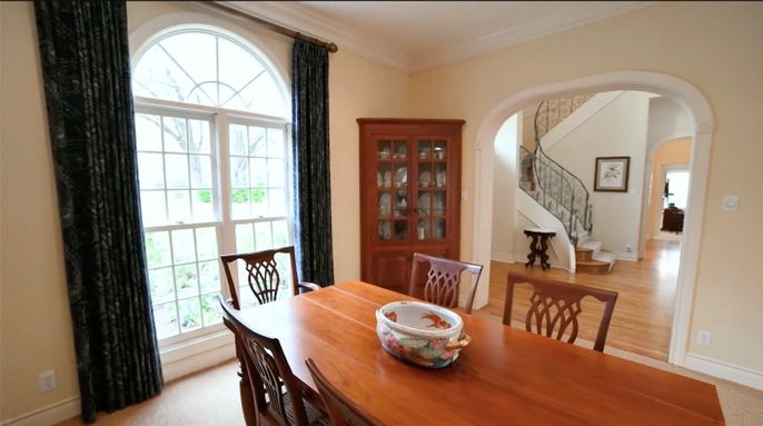 Dining room, Interior, Wood Texture Flooring