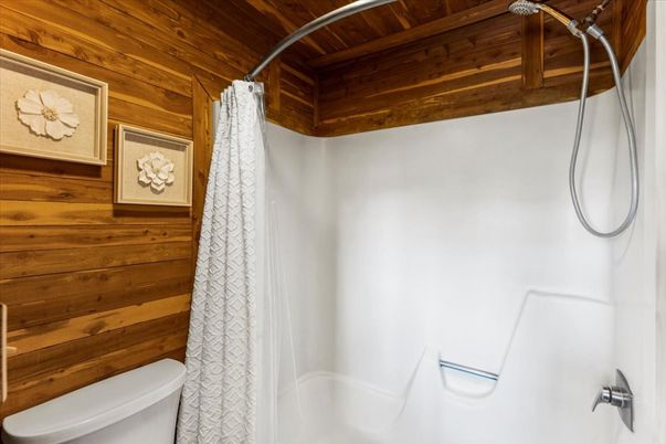 Bathroom, Interior, Wooden Ceilings, Wooden Walls