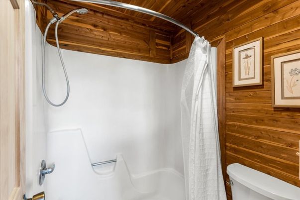 Bathroom, Interior, Wooden Ceilings, Wooden Walls