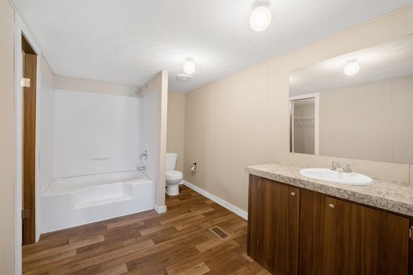 Bathroom, Interior, Wood Texture Flooring