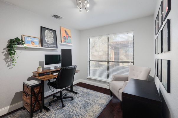 Home Office, Interior, Wood Texture Flooring