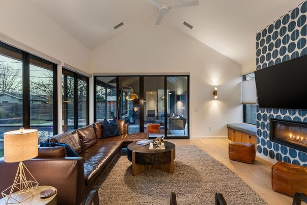 Fireplace, Interior, Living room, Wood Texture Flooring