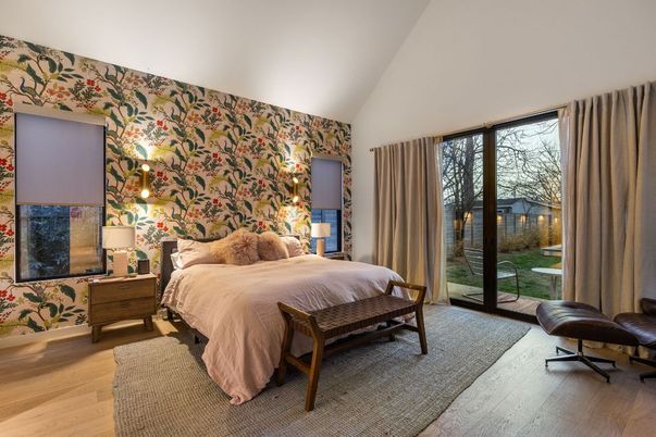 Bedroom, Interior, Wood Texture Flooring