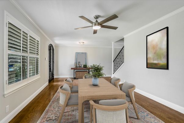 Dining room, Interior, Wood Texture Flooring