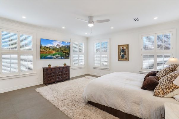 Bedroom, Interior, Recessed Lighting