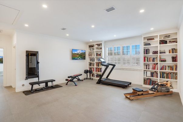 Fitness Equipment, Interior, Recessed Lighting
