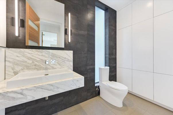 Bathroom, Interior, Marble Walls