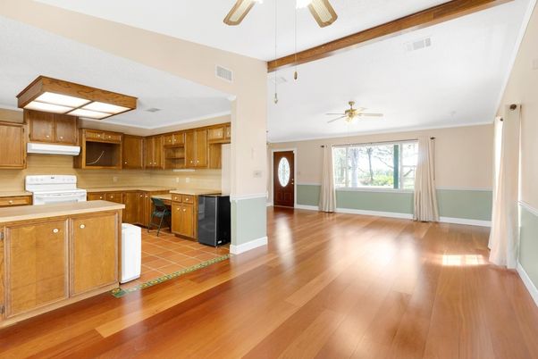 Interior, Kitchen, Wood Texture Flooring