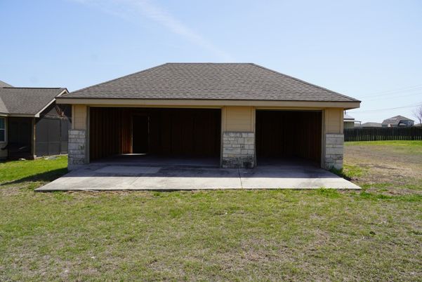Backyard, Detached Garage, Exterior