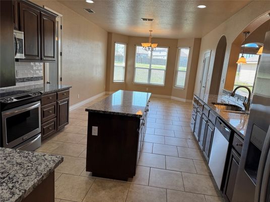 Chandelier, Interior, Kitchen, Pendant Lights, Recessed Lighting