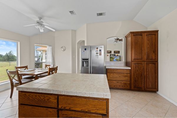 Dining room, Interior, Kitchen, Tile Countertops