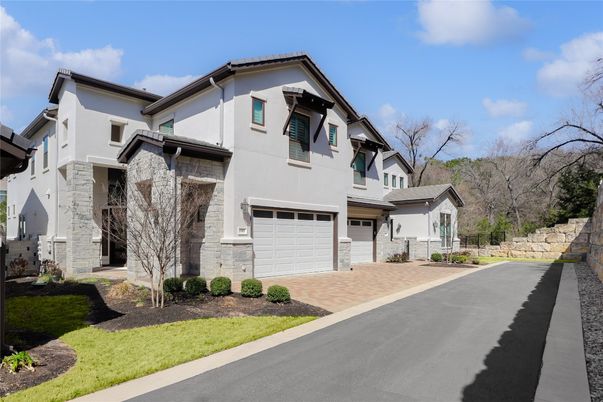 Attached, Exterior, Facade, Mediterranean