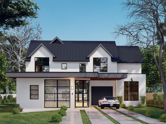 Attached, Exterior, Facade, Farmhouse