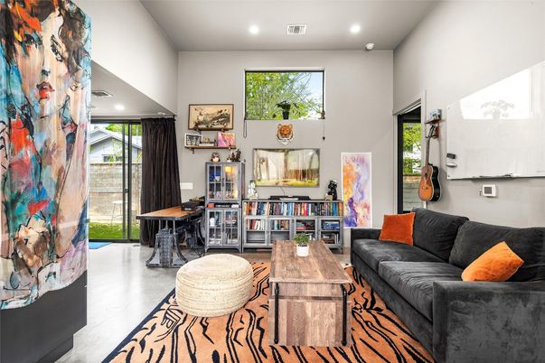 Interior, Living room, Recessed Lighting