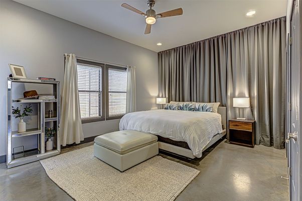 Bedroom, Interior, Recessed Lighting