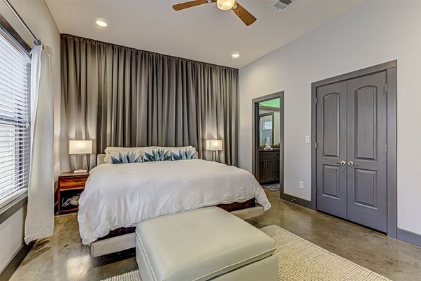 Bedroom, Interior, Recessed Lighting