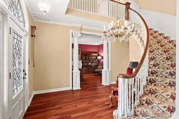 Chandelier, Interior, Wood Texture Flooring