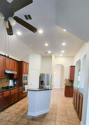 Interior, Kitchen, Recessed Lighting, Stainless Steel Appliances