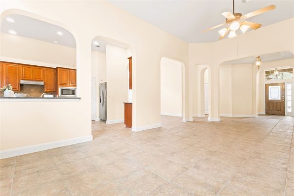 Chandelier, Interior, Kitchen, Recessed Lighting