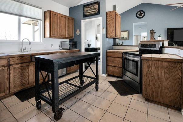 Interior, Kitchen, Tile Countertops