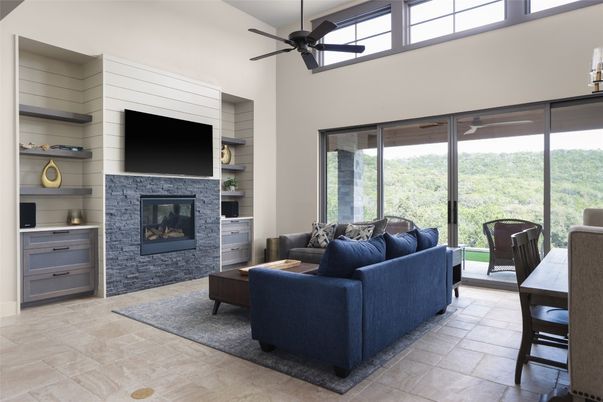 Fireplace, Interior, Living room