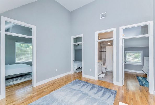 Bedroom, Interior, Wood Texture Flooring