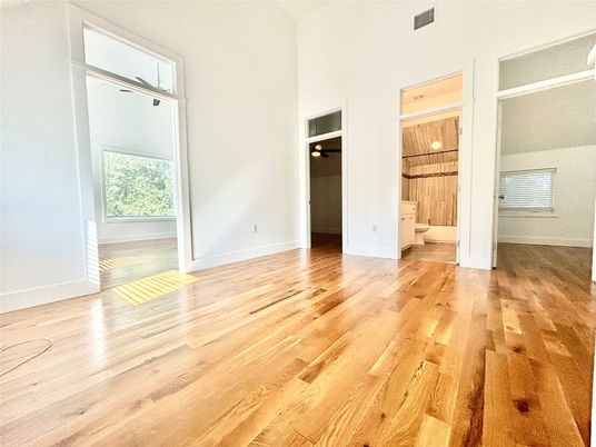 Bathroom, Empty room, Interior, Wood Texture Flooring