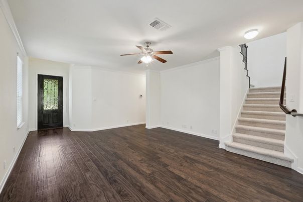 Empty room, Interior, Wood Texture Flooring