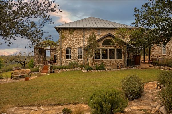 Backyard, Exterior, Facade, Brick Facade, None