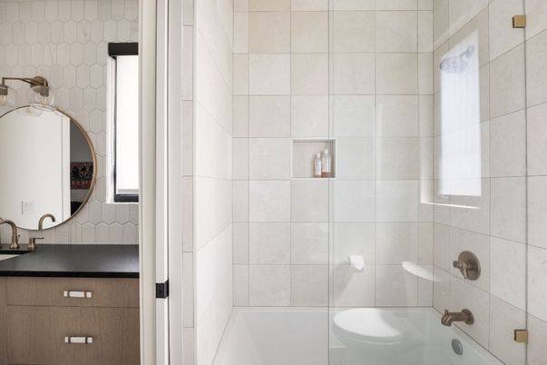 Bathroom, Glass Shower, Interior