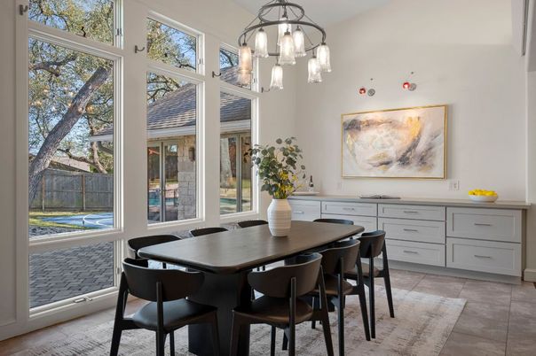 Dining room, Interior, Pendant Lights