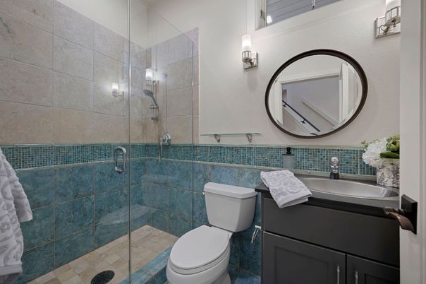 Bathroom, Glass Shower, Interior