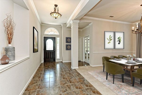 Dining room, Interior, Pendant Lights