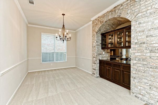 Chandelier, Empty room, Interior, Stone Walls